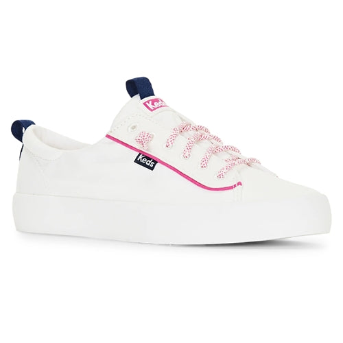 KEDS Kickback Canvas Piping White/Multi – Little Cactus Au