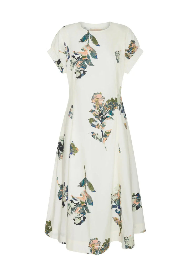 Floral dress on a white background