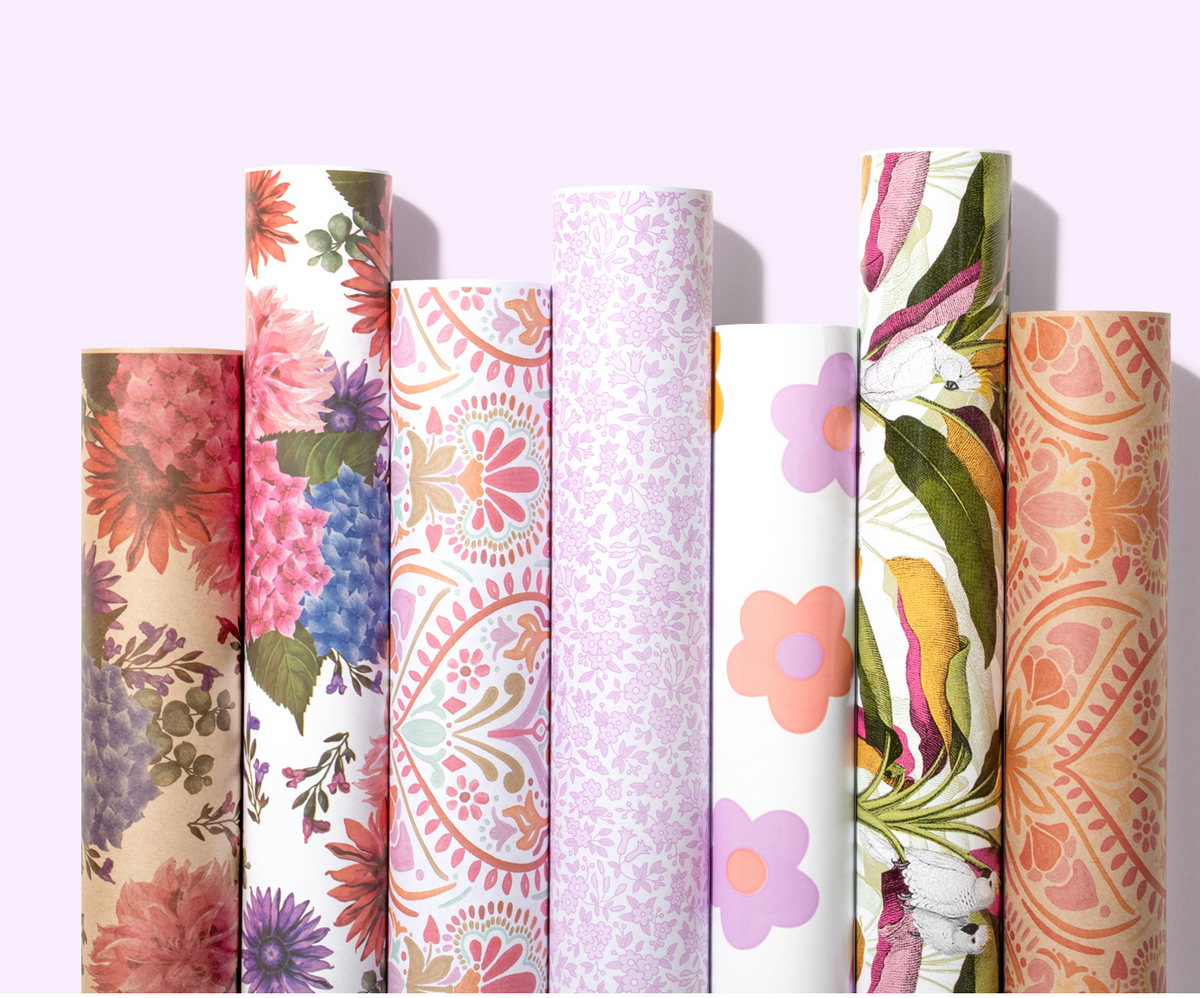 Inky Co Wrapping Paper 5M Rolls – Little Cactus Au