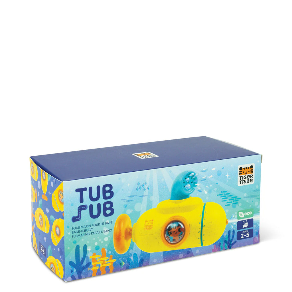 Box of Tub Sub toy on a white background