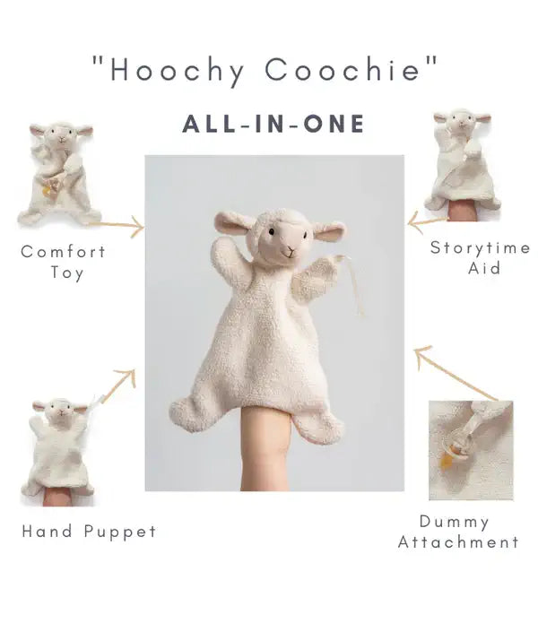 Hoochy Coochie all-in-one toy with multiple uses on a white background